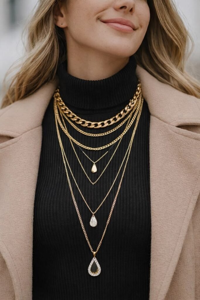 Layered Necklaces Styling